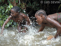 Water drums of the Baka pygmies