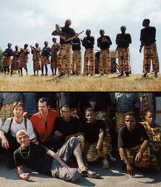 Vocal polyphony, from Luis Devin's fieldwork in Central Africa (Aka Pygmies, <i>Nzanba Lela Group</i> European Tour, 2001)