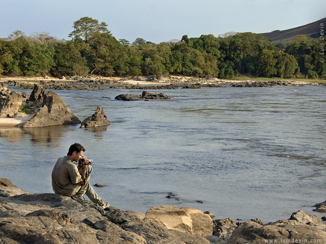 Ogooué river, from Luis Devin's fieldwork in Central Africa (Gabon)
