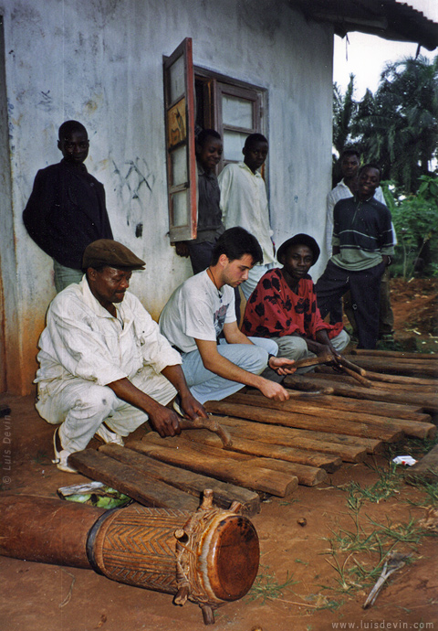 Bamenda xylophone, from Luis Devin's fieldwork in Central Africa (Grassfields of North-West Cameroon)