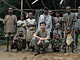 In a forest camp (Bakola-Bagyeli Pygmies, Cameroon)