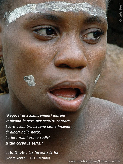 Canto rituale, dalle ricerche antropologiche di Luis Devin in Africa centrale (Pigmei Baka, Camerun)
