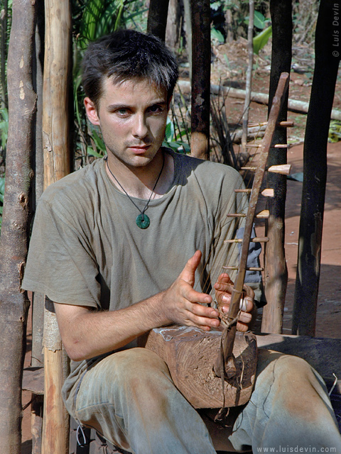Arpa arcuata, dalle ricerche sul campo di Luis Devin in Africa centrale (Pigmei Baka, Camerun)
