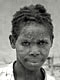 Woman with painted face (Bakoya Pygmies, Gabon)