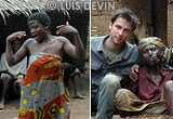 Luis Devin with Bedzan Pygmies